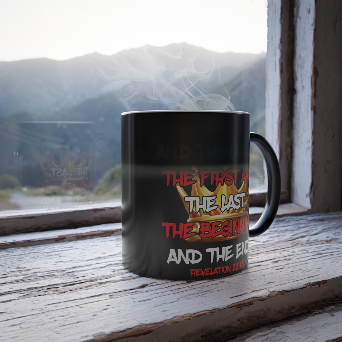I Am The Alpha Inspirational Color Morphing Mug - Faith-Based Design, 11oz