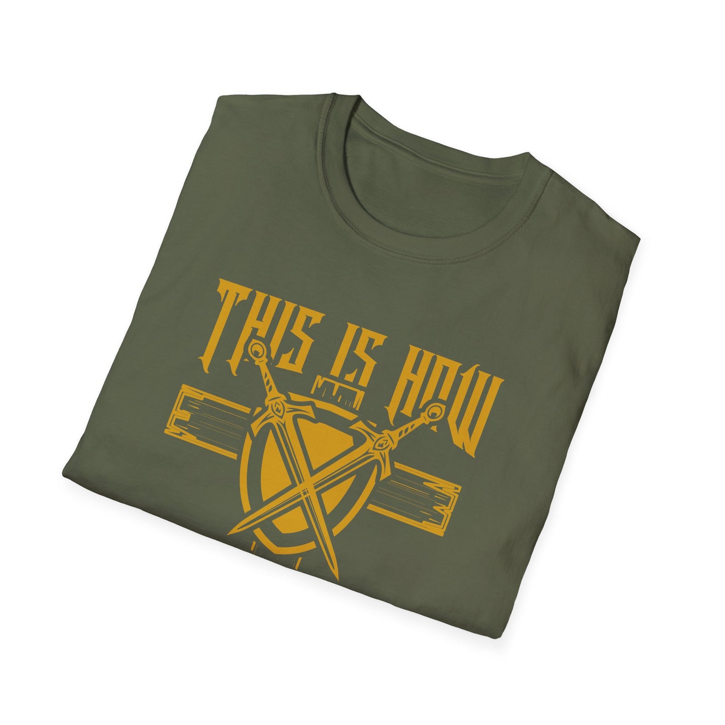 This Is How I Fight My battle, Unisex Softstyle T-Shirt