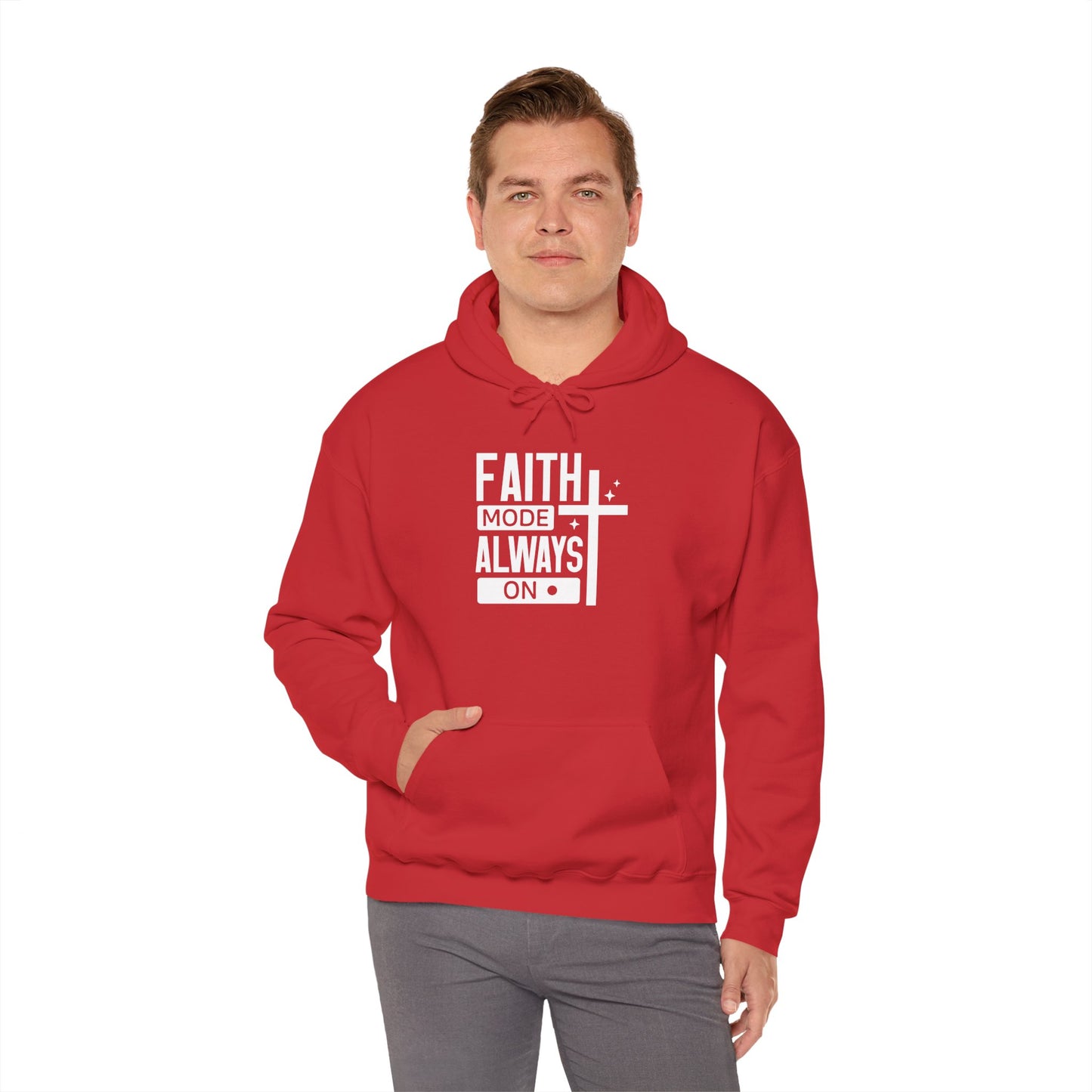 Faith Mode Hooded Sweatshirt - Unisex Heavy Blend™