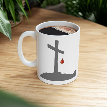 ' The Blood' Artistic Ceramic Mug - Unique Design for Coffee Lovers