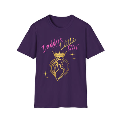 Daddy's Little Girl Unisex Softstyle T-Shirt - Cute Gift for Dads & Daughters