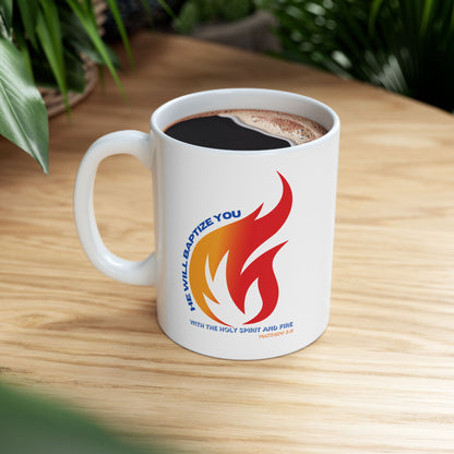 White Inspirational Ceramic Mug – 11oz & 15oz | Motivational Design for Daily Motivation