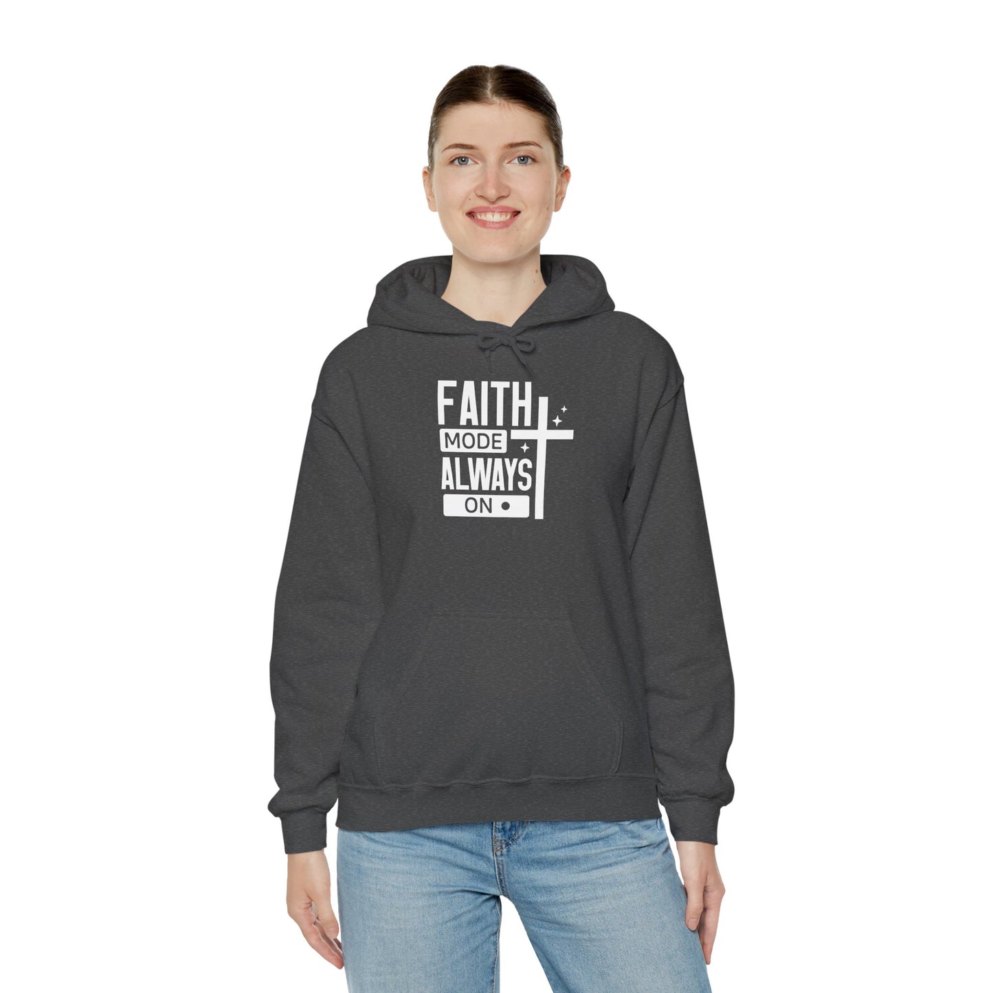 Faith Mode Hooded Sweatshirt - Unisex Heavy Blend™