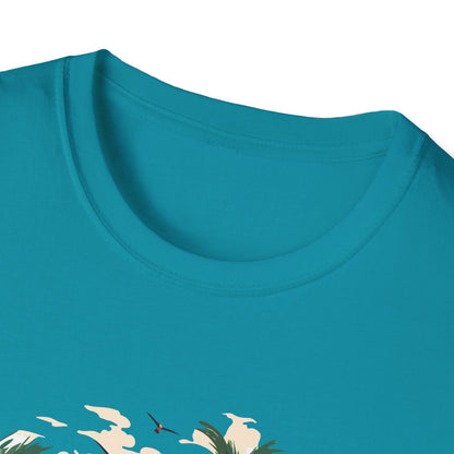 Tropical Peace T-Shirt, Casual Tee, Summer Vibes Shirt, Relaxing Island Top, Perfect for Vacations, Gifts for Beach Lovers