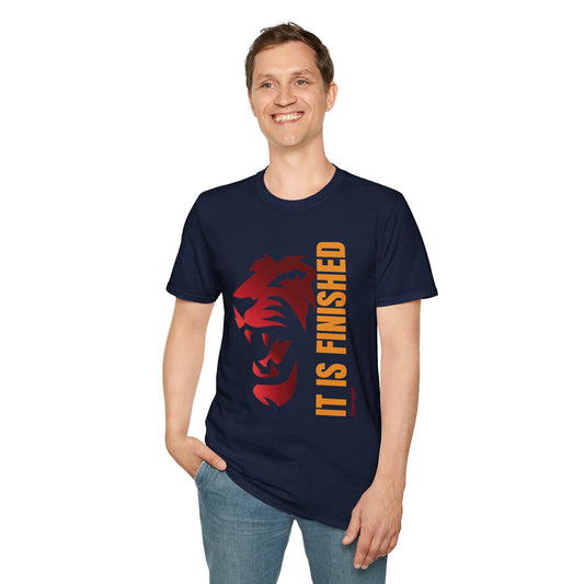 Unisex Softstyle T-Shirt - 'It Is Finished' Motivational Tee for Inspiration and Faith
