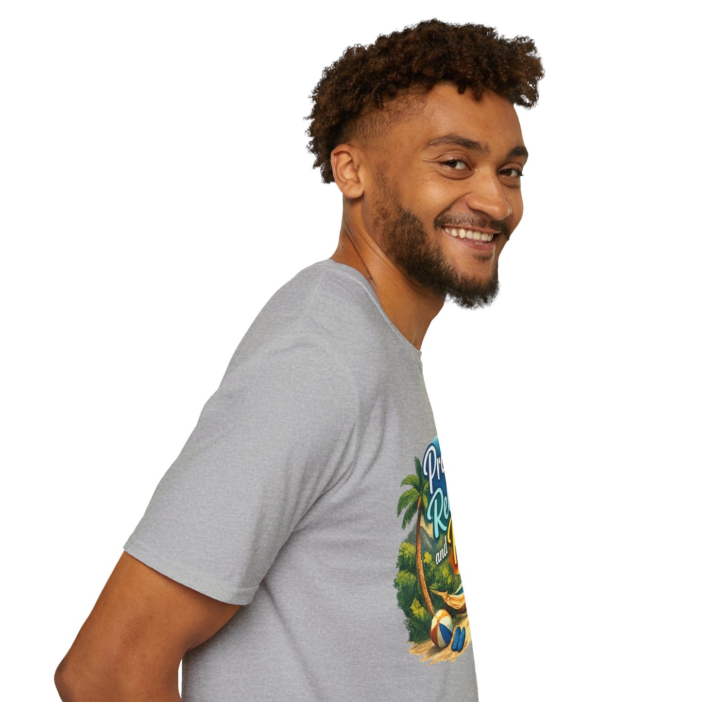 Pray, Relax & Play Beach T-Shirt