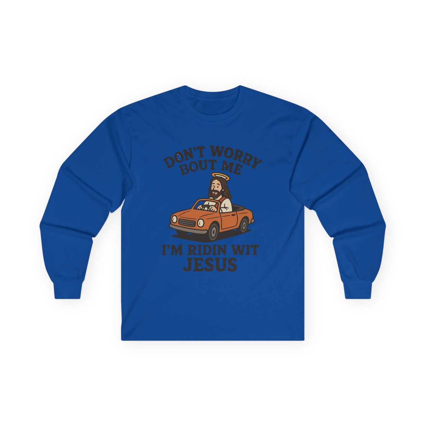Ridin' Wit Jesus Long Sleeve Tee