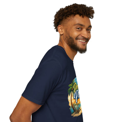Perfect Peace Beach T-Shirt — Tropical Palm Sunset Graphic Tee