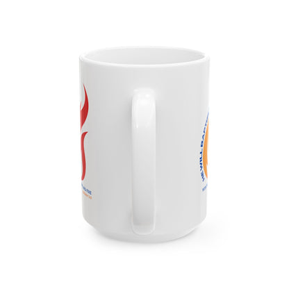 White Inspirational Ceramic Mug – 11oz & 15oz | Motivational Design for Daily Motivation