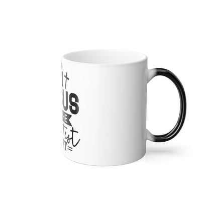 Color‑Changing Mug — "Jesus Is the Greatest Gift" Christian Coffee Cup, 11 oz (Holiday/Christmas Gift)