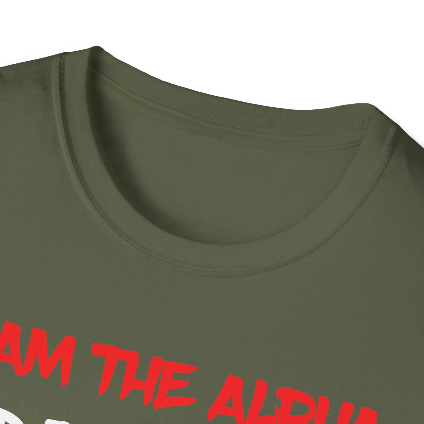 I Am The Alpha, Unisex Softstyle T-Shirt