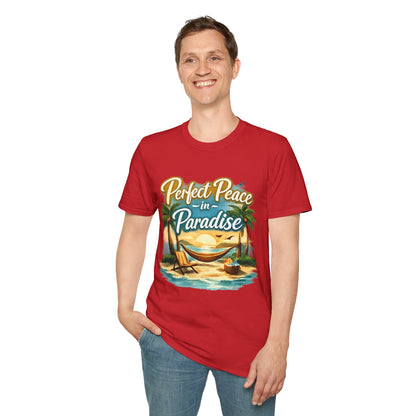 Perfect Peace in Paradise T-Shirt — Tropical Beach Graphic Tee