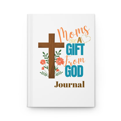 Faith-Inspired Journal for Moms – "Moms are a Gift from God" Hardcover