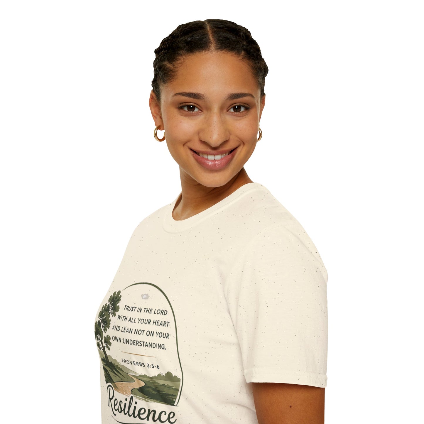 Resilience Bible Verse T‑Shirt — Proverbs 3:5-6 Inspirational Faith Tee