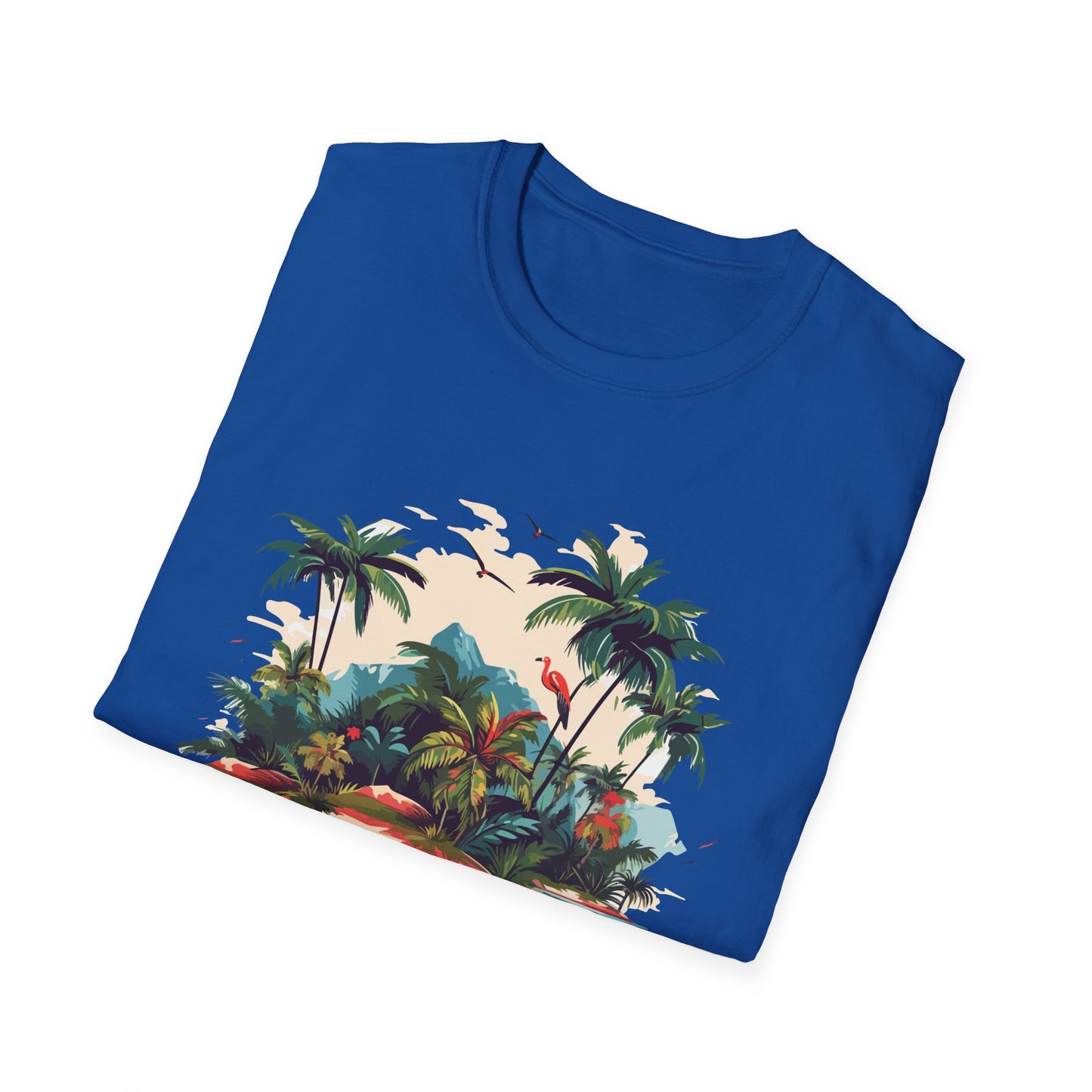 Tropical Peace T-Shirt, Casual Tee, Summer Vibes Shirt, Relaxing Island Top, Perfect for Vacations, Gifts for Beach Lovers