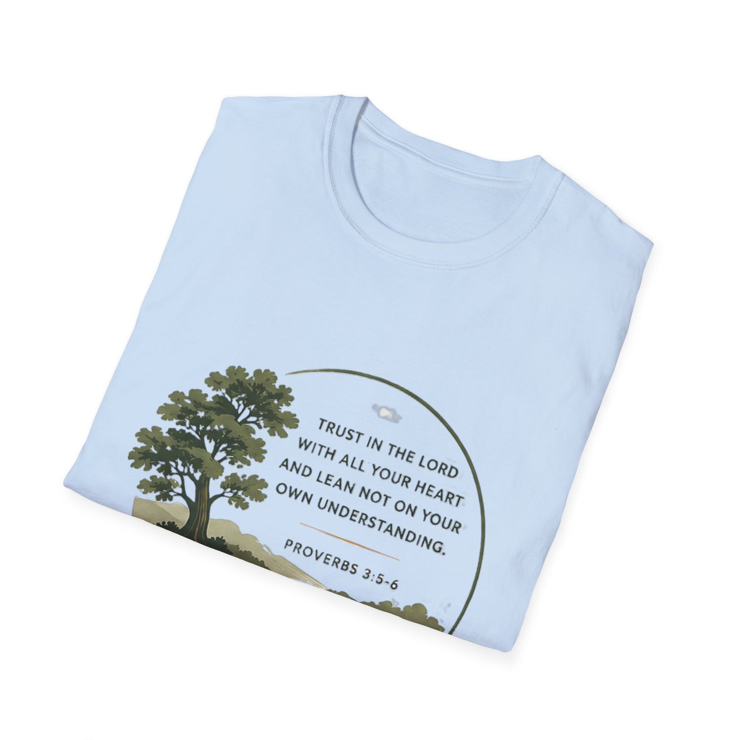 Resilience Bible Verse T‑Shirt — Proverbs 3:5-6 Inspirational Faith Tee