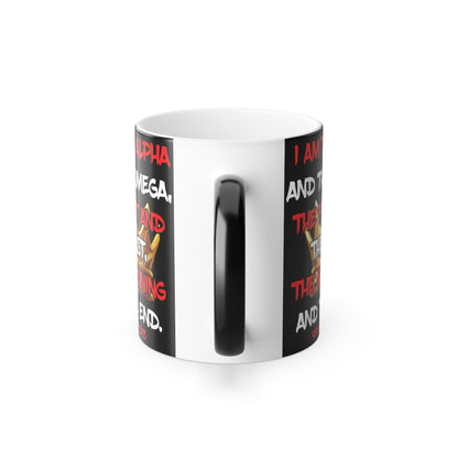 I Am The Alpha Inspirational Color Morphing Mug - Faith-Based Design, 11oz