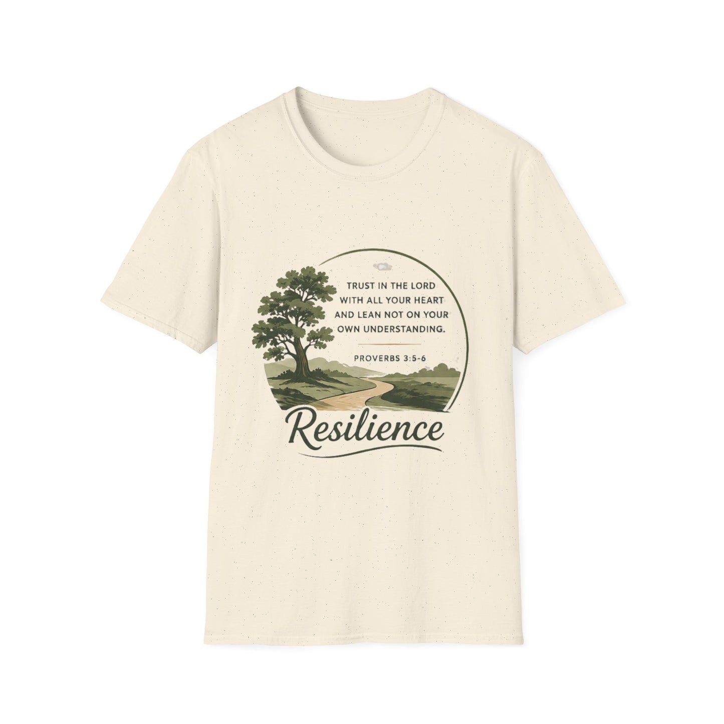 Resilience Bible Verse T‑Shirt — Proverbs 3:5-6 Inspirational Faith Tee