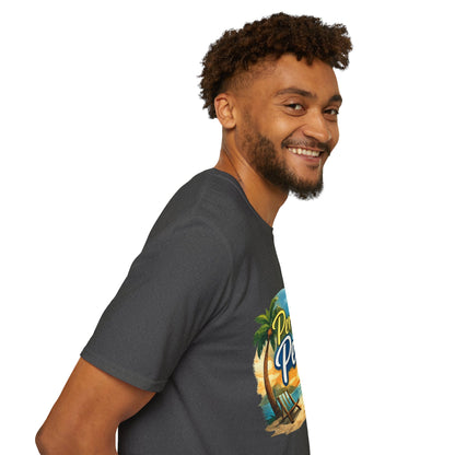 Perfect Peace Beach T-Shirt — Tropical Palm Sunset Graphic Tee