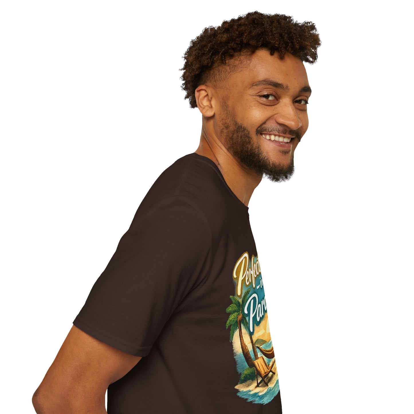 Perfect Peace in Paradise T-Shirt — Tropical Beach Graphic Tee
