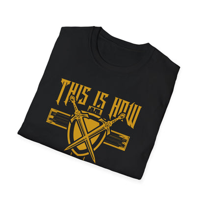 This Is How I Fight My battle, Unisex Softstyle T-Shirt