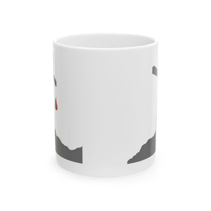 ' The Blood' Artistic Ceramic Mug - Unique Design for Coffee Lovers