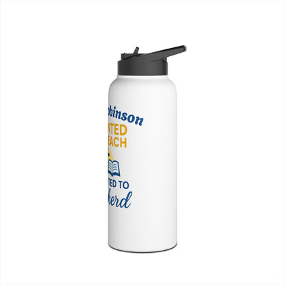 Pastor Water Bottle — “Anointed to Preach, Appointed to Shepherd” Stainless Steel Bottle