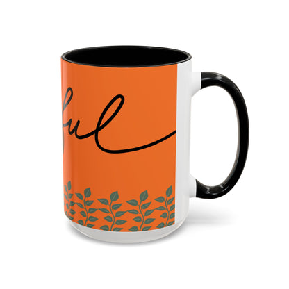 Be Joyful Accent Coffee Mug - Perfect for Daily Inspiration