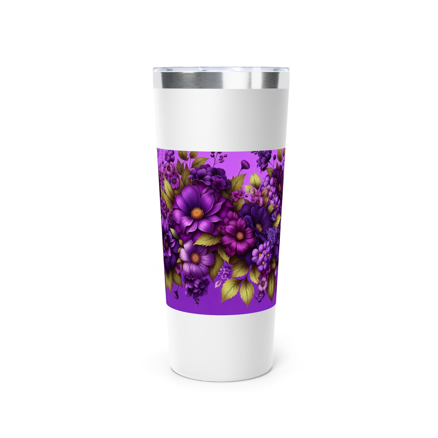 Floral Beautiful Tumbler - 22oz Copper Vacuum Insulated Travel Mug