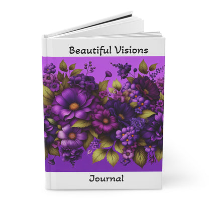 Beautiful Visions Floral Hardcover Journal