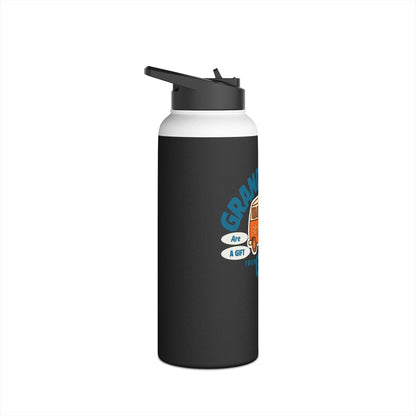 Grandparents God Water Bottle — Retro Camper Stainless Steel Bottle