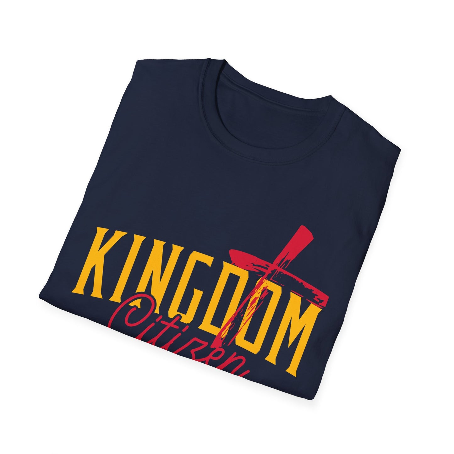 Kingdom Citizen Unisex Softstyle T-Shirt - Faith-Inspired Graphic Tee