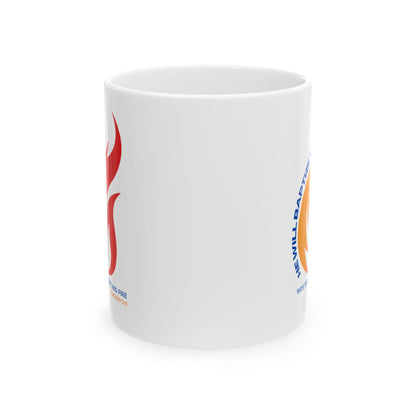 White Inspirational Ceramic Mug – 11oz & 15oz | Motivational Design for Daily Motivation