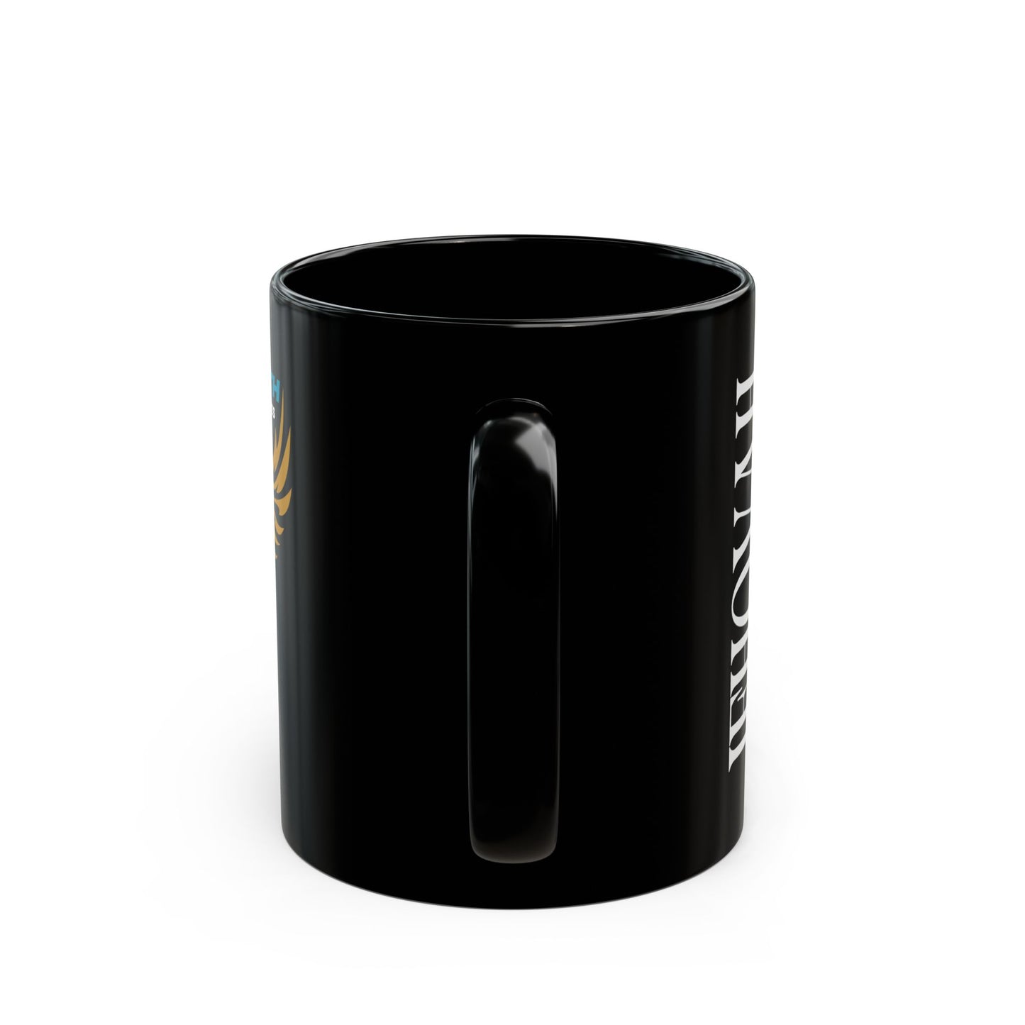 Jehovah Sabaoth -Inspirational Black Mug for Warriors (11oz, 15oz)