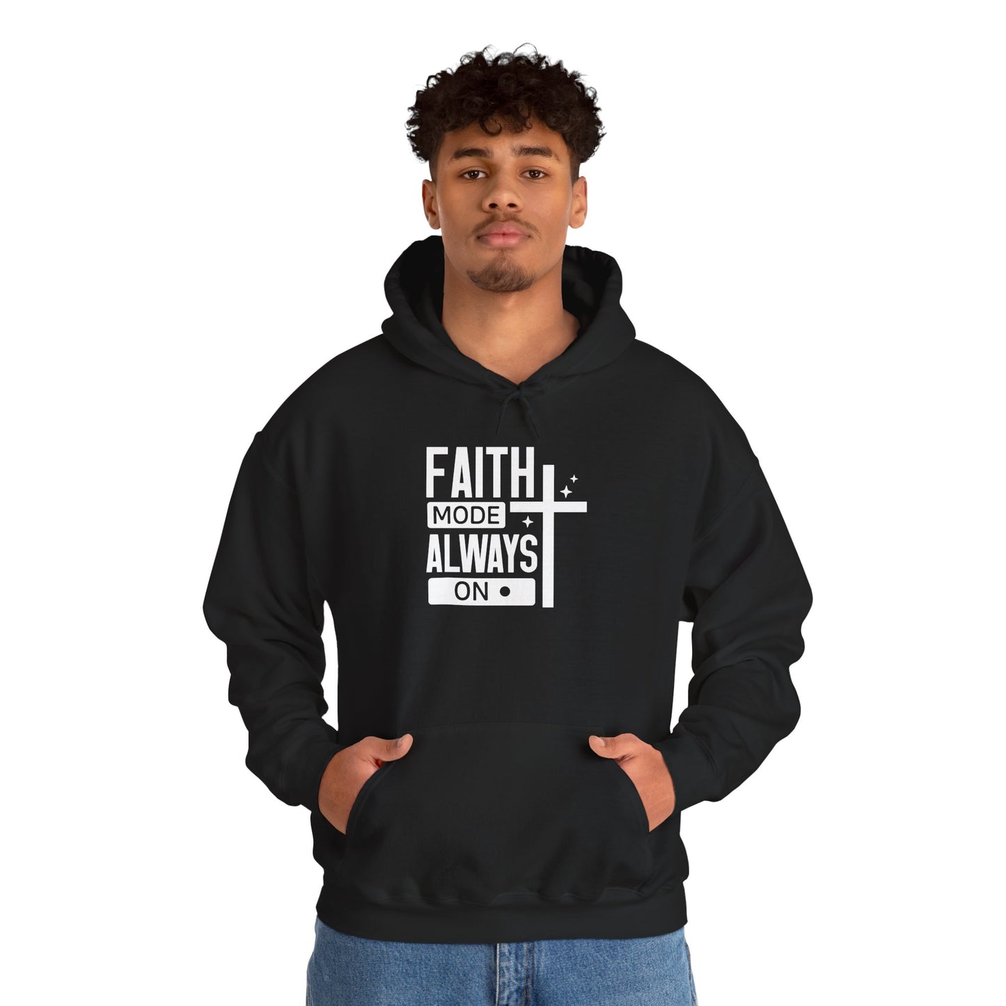 Faith Mode Hooded Sweatshirt - Unisex Heavy Blend™