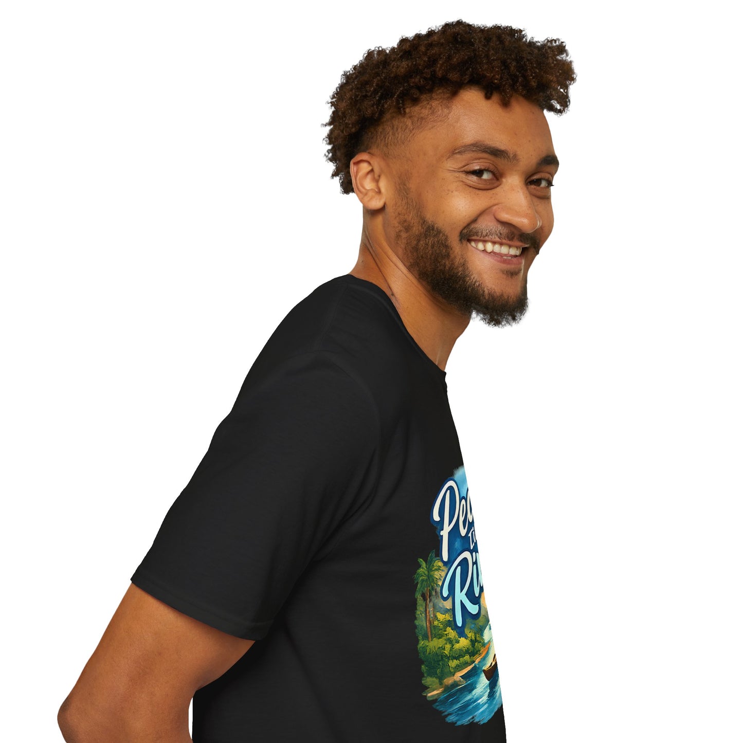 Peace Like a River T‑Shirt — Scenic River Prayer Tee