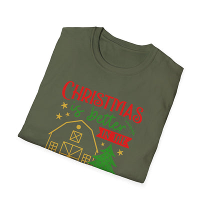 Christmas Is Better in the Country T-Shirt