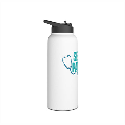 Serving Patients Trusting God Stainless Steel Water Bottle