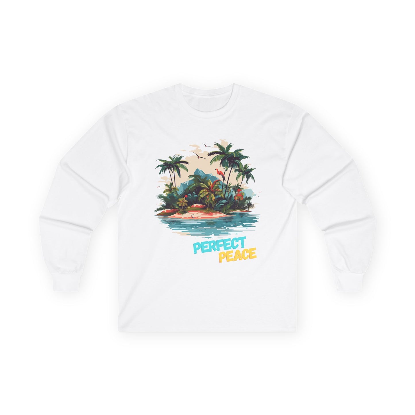 Perfect Peace Long Sleeve Tee for Relaxation Lovers