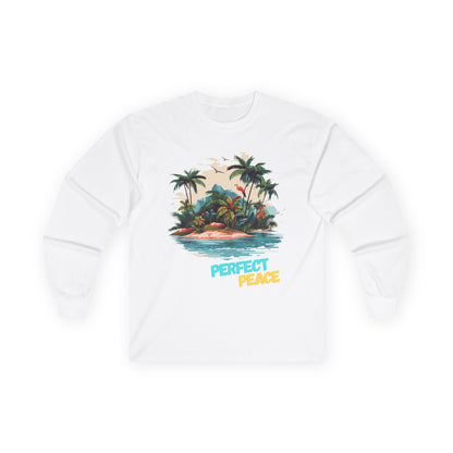 Perfect Peace Long Sleeve Tee for Relaxation Lovers