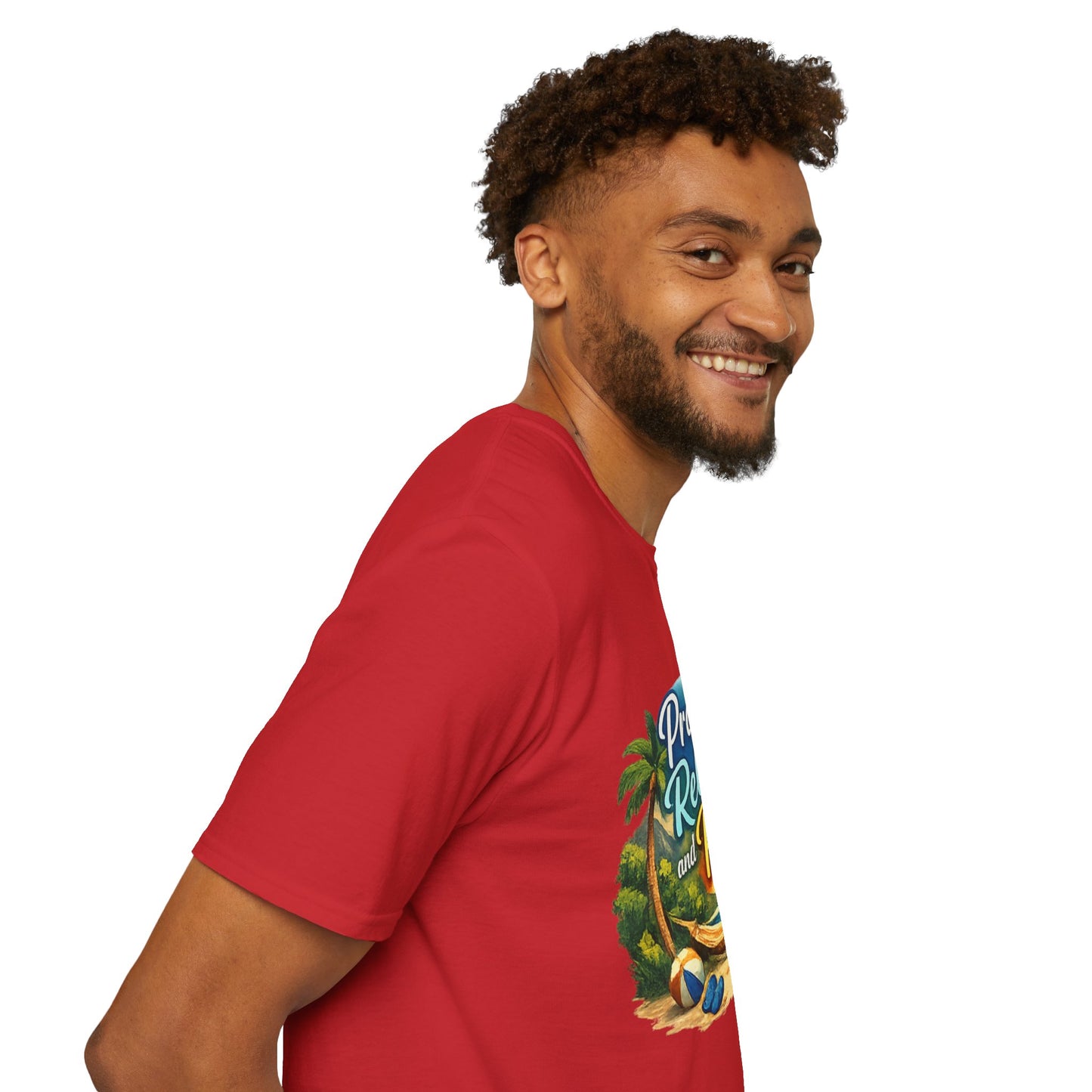 Pray, Relax & Play Beach T-Shirt