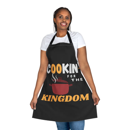Cookin' for the Kingdom Apron — Faith-Based Cooking Kitchen Apron