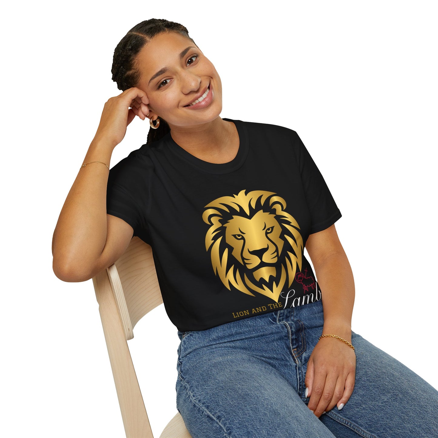 Bold Lion Graphic Unisex T-Shirt - Fierce Style for Animal Lovers