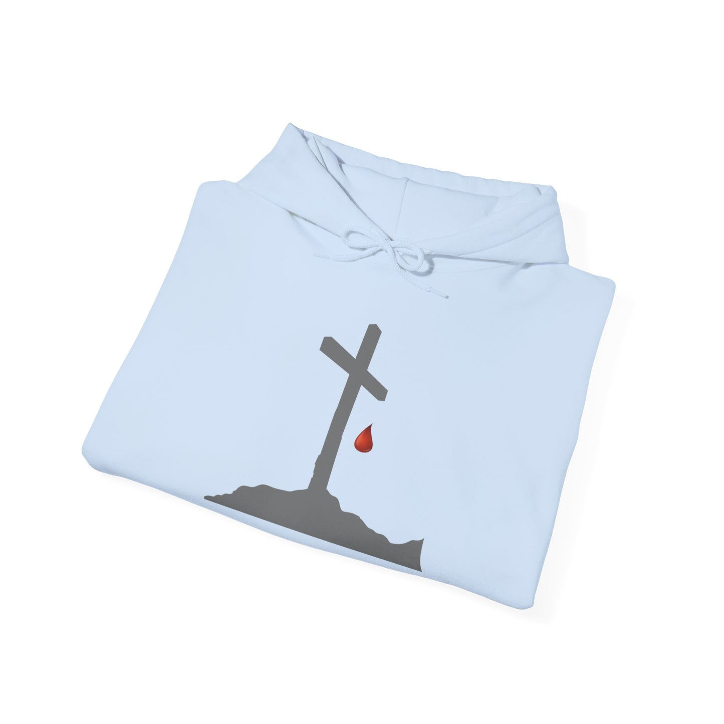 Faith-Inspired Unisex Hoodie with Cross Design