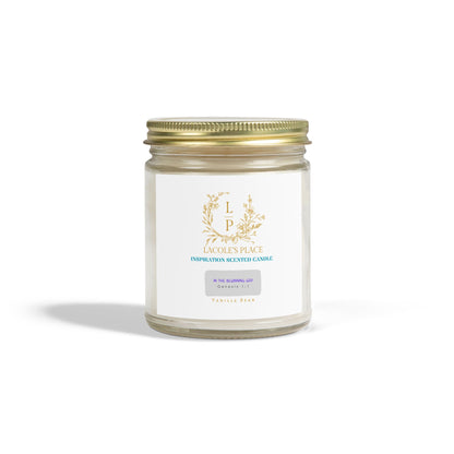 Inspirational Scented Candles (Vanilla Bean)- Coconut Apricot Wax for Relaxation & Motivation (9oz)