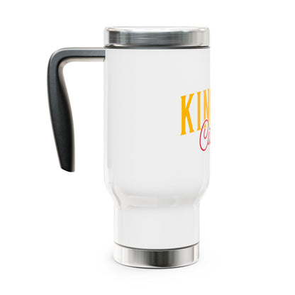 Kingdom Citizen Stainless Steel Travel Mug - 14oz with Handle for Daily Inspiration
