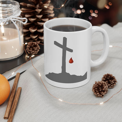 ' The Blood' Artistic Ceramic Mug - Unique Design for Coffee Lovers