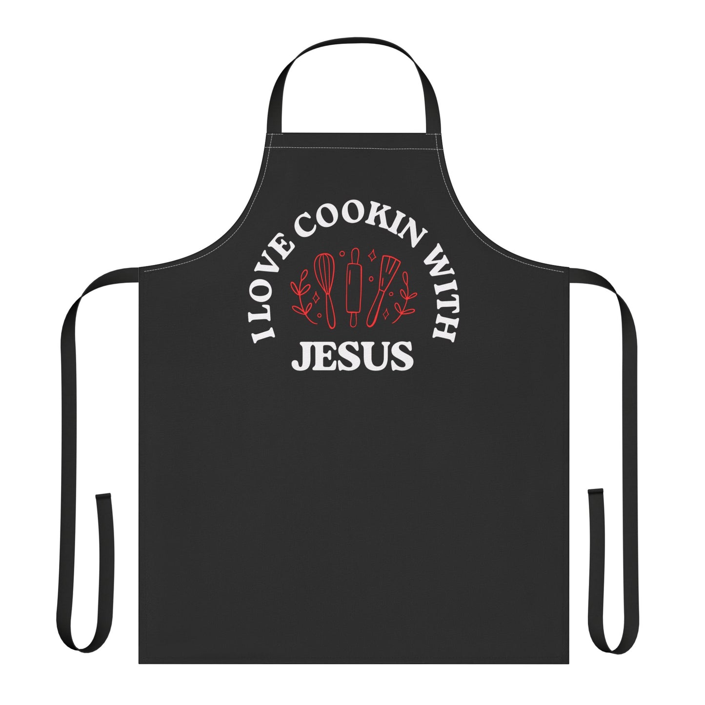 I Love Cookin' with Jesus Apron (Unisex)
