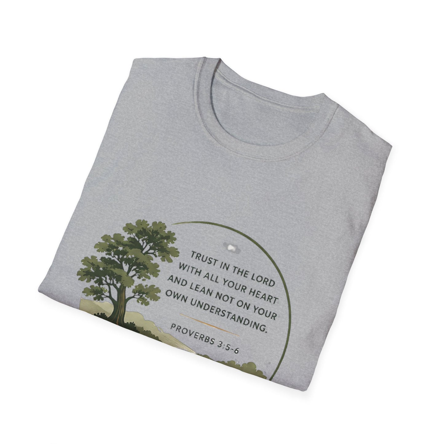 Resilience Bible Verse T‑Shirt — Proverbs 3:5-6 Inspirational Faith Tee