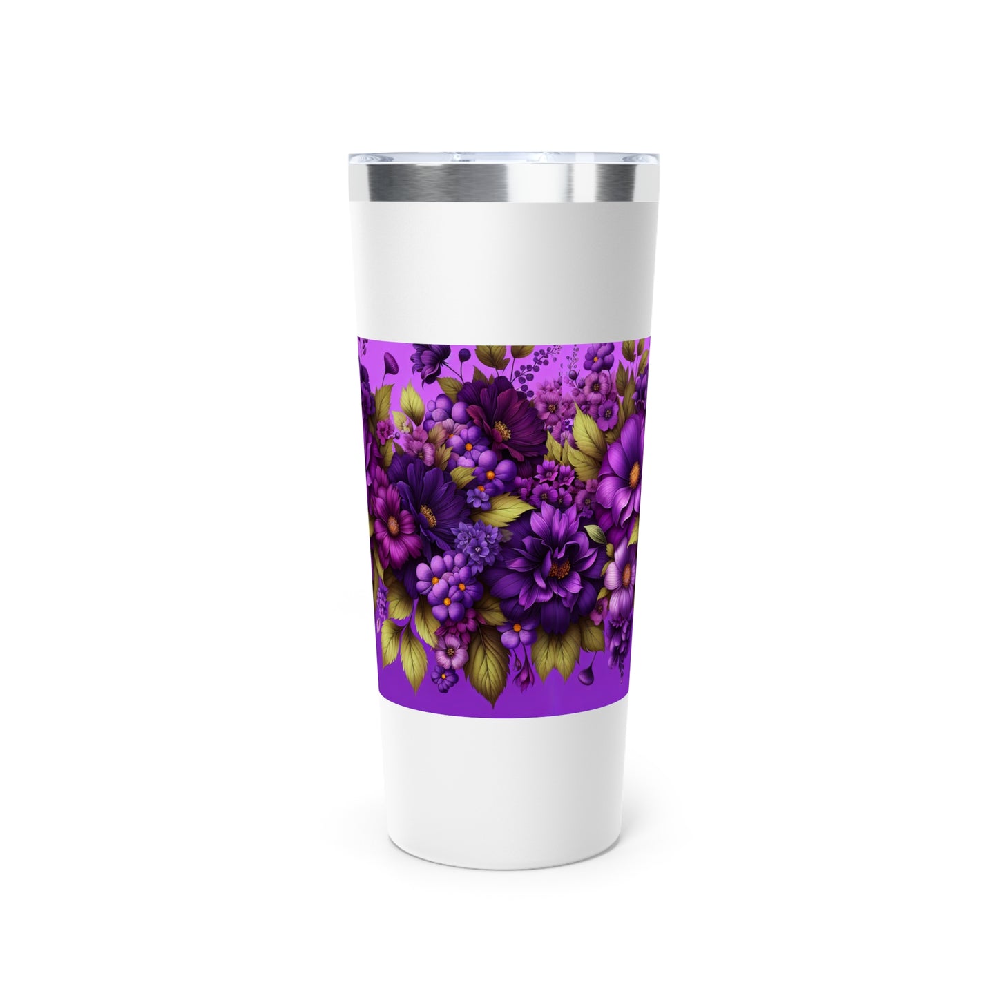 Floral Beautiful Tumbler - 22oz Copper Vacuum Insulated Travel Mug